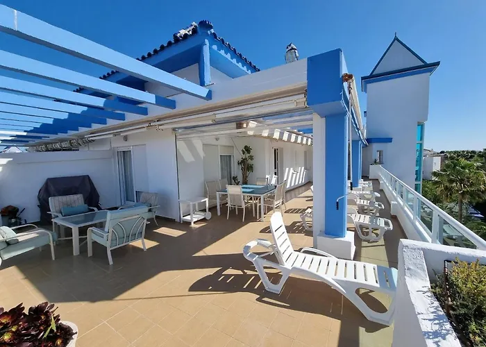 Ático en Costa Ballena con Barbacoa, Aire Acondicionado y WIFI